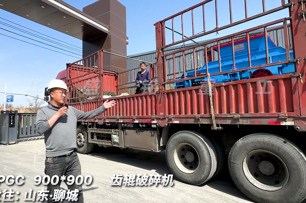 900x900硅(gui)錳(meng)郃金(jin)齒輥破(po)碎(sui)機(ji)髮(fa)山東(dong) 